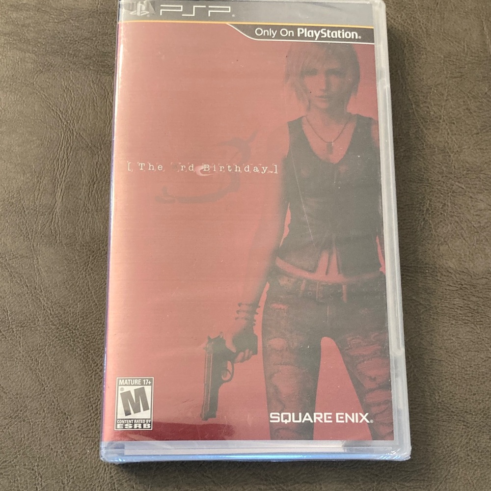 The 3rd Birthday PSP Game - Red Cover